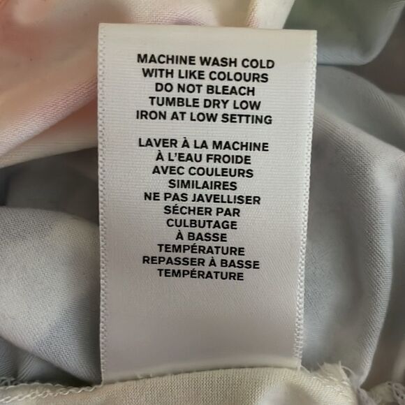 WAREHOUSE One Tie Dye Side Ruched Tank Size Extra Small - Picture 11 of 12